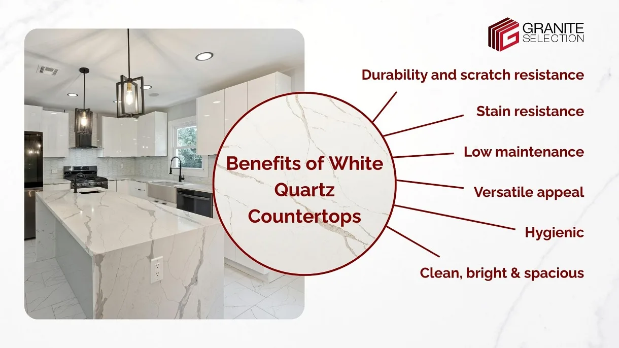 White quartz countertops cons list]